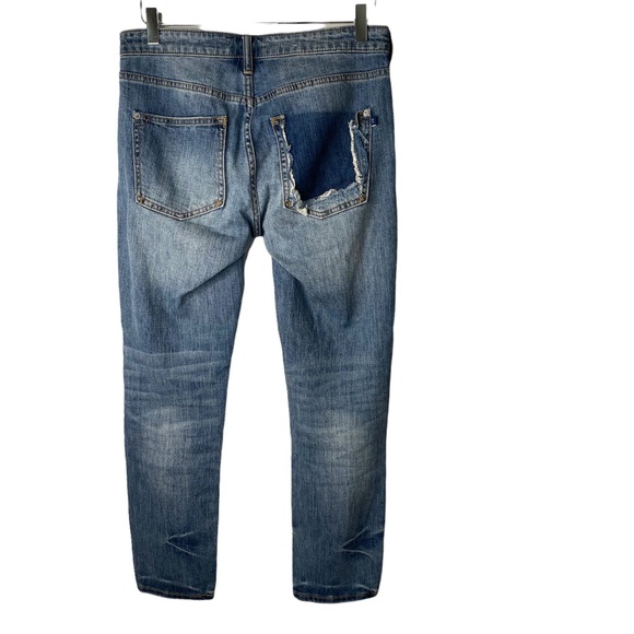 Anthropologie Pilcro and the Letterpress Sustainable Distressed Ankle Jeans 25 - Picture 5 of 9